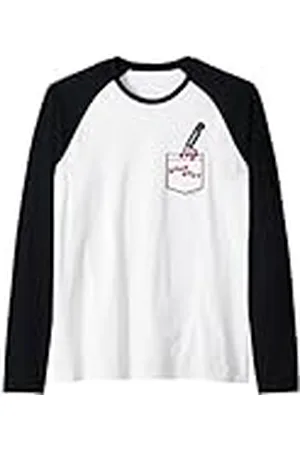 Chucky Good Guys Bloody Faux Pocket Camiseta Manga Raglan