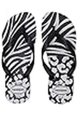 Havaianas Top Animals, Chanclas, Cómodas, Ligeras y Duraderas, Suela con Estampado de Animal Print, Tiras Anchas y Suela Flexible, Mujer