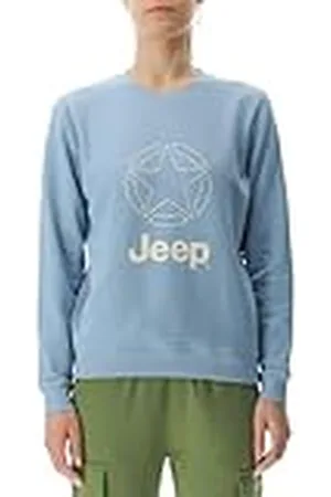 Jeep O102921-Q100 J Sudadera Mujer con Cuello Redondo &Star Estampado Grande J23W Mujer Mountain Spring XL