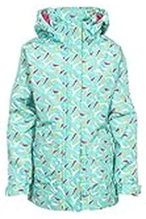 Trespass Niños de Parpadeante Impermeable Chaqueta Impermeable con Capucha Oculta y Detalles Reflectantes, Infantil, Color , tamaño Talla 3/4