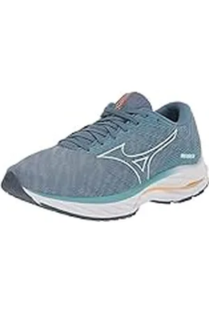 Mizuno Zapatillas de Correr Wave Rider 26 para Mujer, Mountain Spring Wht, 11 US