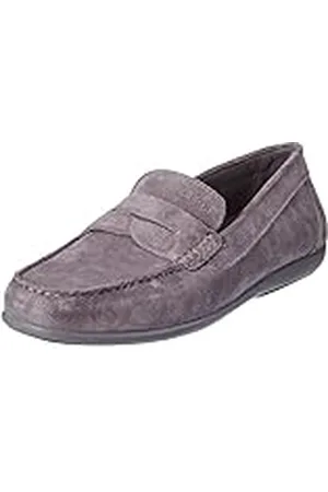 Geox U Ascanio A, Mocasines para Hombre, (Grey), 43 EU
