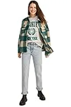 Springfield Sobrecamisa Cuadros Poliéster Reciclado, Chaqueta Mujer, , L