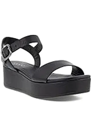 Ecco PLATEAUSANDAL, Sandalias con Plataforma Mujer, Negro (Black 1001), 40 EU