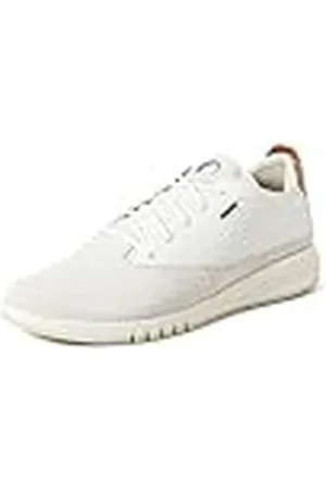 Geox U Aerantis A, Sneakers para Hombre, Multicolor (Papyrus/White), 40 EU