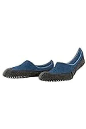 Falke Cosyshoe Invisible M HP lana puños en la suela 1 par, Calcetines para casa Hombre, Azul (Poseidon 6549), 43-44