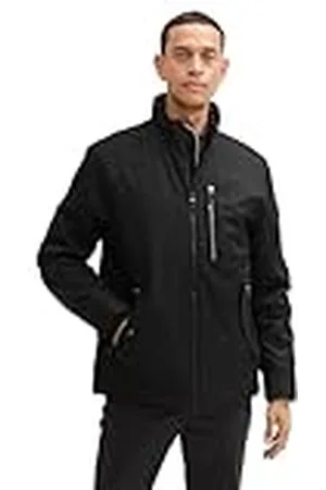 TOM TAILOR 1042476 Chaqueta, 29999-Black, L Hombres
