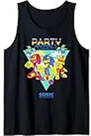 Sonic The Hedgehog "Party Animals" Sonic, Tails, Knuckles Camiseta sin Mangas