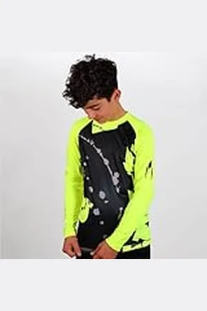 Ho soccer Camiseta de Portero Graffiti Daring Lime, Manga Larga con Acolchado, Unisex niño, /Negro, 14