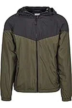 Urban classics 2 Tonos Chaqueta, Blk/Darkolive, M para Hombre