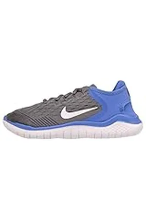 Nike Free RN 2018 (GS), Zapatillas de Running Niño, Multicolor (Gunsmoke/White/Signal Blue/Thunder Grey 005), 36.5 EU