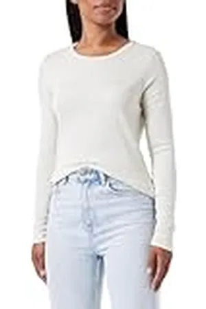 Benetton Camiseta M/L 3ga2e16g0 Blusa, Gris (Beige 152), L para Mujer