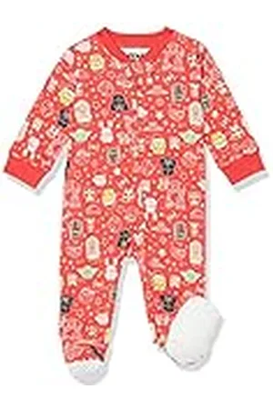 Amazon Disney | Marvel | Star Wars Pijama Ceñido de Algodón con Pies Unisex Bebés, , Prematuro