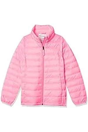 Amazon Chaqueta Acolchada con Cuello Levantado, Plegable, Ligera y Resistente a la Lluvia Niña, , 6-7 años