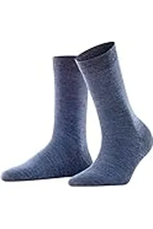 Falke Softmerino W So lana algodón lisos 1 par, Calcetines Mujer, , 35-36