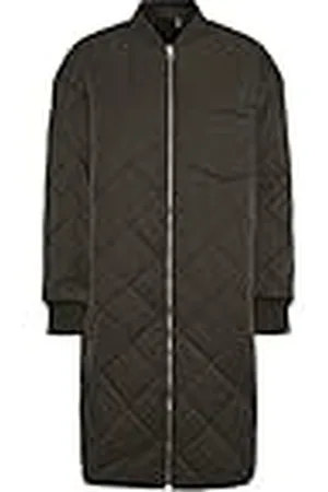 VERO MODA Women Long Quilted Jacket | Lightly Padded Transitional Coat | Parka Without Hood VMNATALIE, Color: , Talla:M