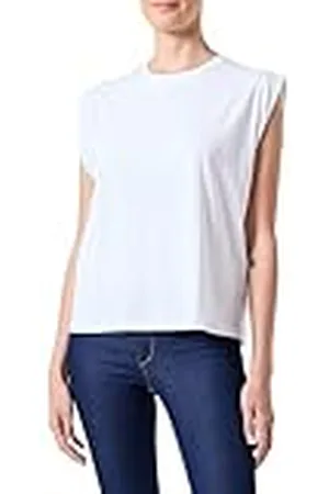 VERO MODA Vmpanna Glenn SL Top Noos Camiseta, Blanco Nieve, XXL para Mujer