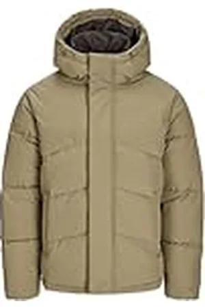 JACK & JONES Jjworld - Chaqueta Amortiguadora para Hombre, Beige , S
