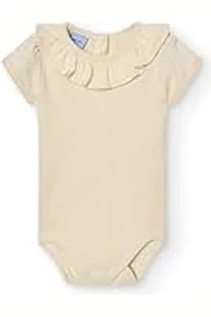 BABIDU Body Bebé Manga Corta Cuello Volante Algodón 100%, Body Bebé Recién Nacido Tejido Hipoalergénico Suave y Transpirable Para Piel Sensible, Primera Puesta, Ropa Bebé Niño y Niña Unisex
