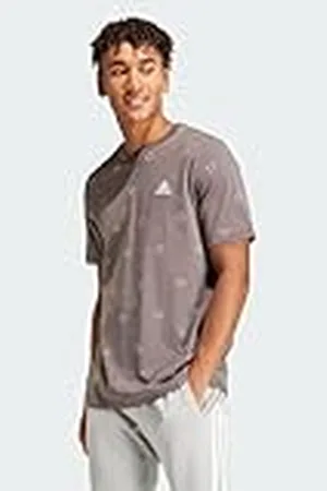 adidas Hombre Seasonal Essentials Monogram Graphic tee, , S