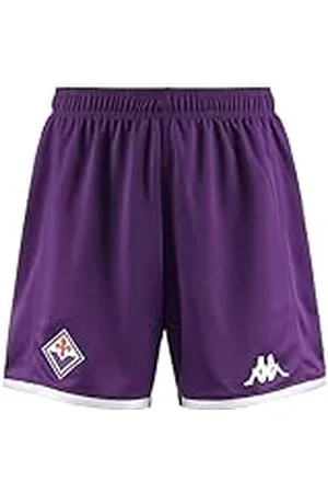 Kappa Kombat Ryder Pro Fiorentina 23-24, Shorts Oficiales, Violeta/Blanco, 2XL, Hombre