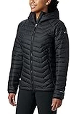 Columbia Powder Lite Hooded Jacket, Chaqueta Acolchada Con Capucha Mujer, , M
