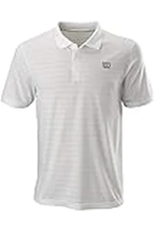 Wilson M STRIPE POLO White