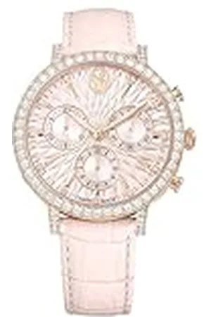 Swarovski Reloj Matrix Tennis Chrono, Fabricación Suiza, Correa de Piel, , Acabado en Tono Oro