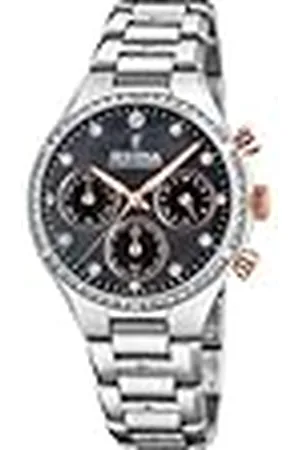 Festina Reloj Cronógrafo para Mujer de Cuarzo con Correa en Acero Inoxidable F20401/4