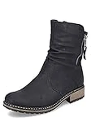 Rieker Mujer Botines Z6892, señora Botines,Zapato de transición,Zapato de Invierno,Botas,Bota,Media Bota,Forrado,Negro (Schwarz / 00),40 EU / 6.5 UK