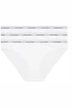 Calvin Klein Mujer Pack de 3 Slips Forma de Bikini Algodón con Stretch, , XL