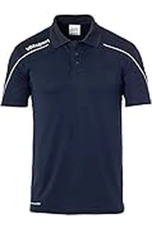 Uhlsport Stream 22 Polo Shirt Polo, Hombre, Navy/White, 152
