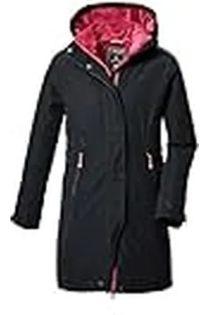 Killtec Niñas Chaqueta funcional/chaqueta de exterior con capucha KOW 360 GRLS PRK, schwarz, 176, 42149-000