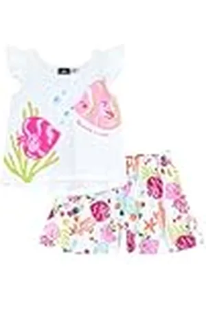 chicco Conjunto Niña con Camiseta sin Mangas y Pantalones Cortos de Algodón Suave, Designed in Italy, Ropa Bebé 0-24 Meses