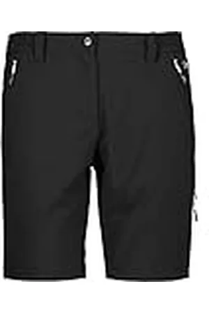 CMP Bermudas elásticas para mujer, Negro, XS
