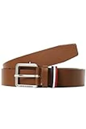 JACK & JONES Jacespo Belt Cinturón de piel, , 90 Hombre