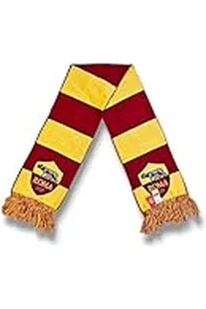 As Roma Bufanda oficial tubular HD rayas anchas, amarillo-rojo