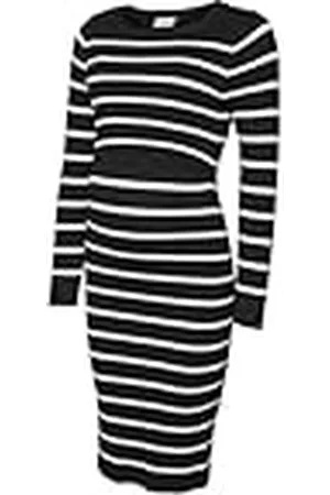 Mama;licious Mlnewsiv June LS UK Knit Dress 2f A Noos Vestido de Punto, , M para Mujer