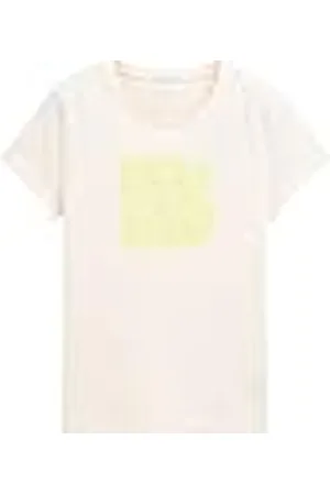 TOM TAILOR 1045225 Camiseta, 12906-Lana de Color Blanco, 128 para Niñas