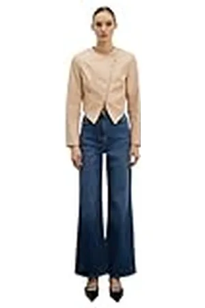 Motivi : Cazadora Slim de Piel sintética con Cortes Shaping 46 Spring Summer 24