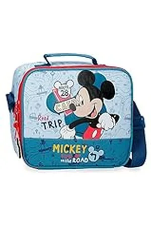 Disney Mickey Road Trip Neceser Adaptable con Bandolera 23x20x9 cms Poliéster