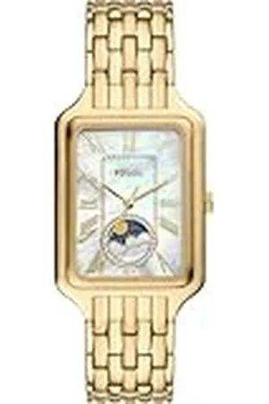 Fossil Reloj Analógico para Mujeres de Cuarzo con Correa en Acero Inoxidable ES5398