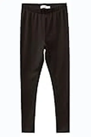 NAME IT Nkfdavina Solid Swe Legging BRU N Noos Leggings, , 128 para Niñas