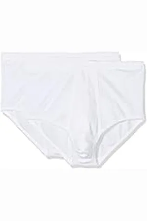 ATHENA Algodón orgánico Slip de Cintura Alta Abierta Pantalones, , XXL (Pack de 2) para Hombre