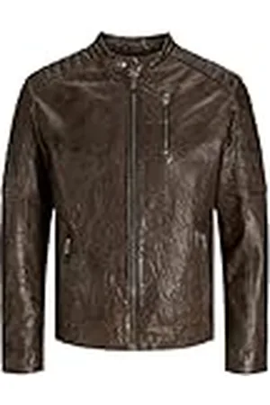 JACK & JONES Leather Jacket Leather Jacket M M