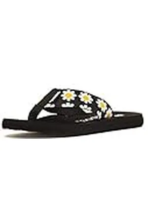 Rocket Dog Adios, Chanclas Mujer, Negro/Multicolor, 37 EU