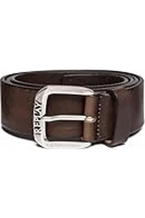 Replay Cinturón de piel para hombre, , 100 cm