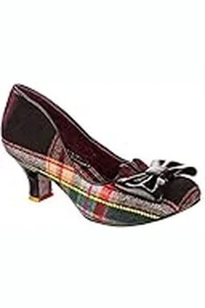 Irregular Choice Dazzle Razzle, Oxford Mujer, Negro/Multicolor, 36 EU