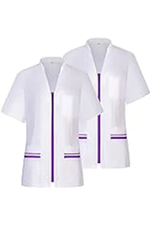 MISEMIYA Paquetes 2 Unidades - Camisa Sanitario Mujer - Uniforme Sanitario - Uniforme HOSTELERÍA 712 - XXL