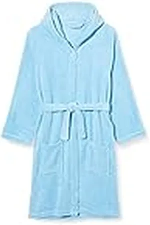 Playshoes Fleece-Bademantel Traje de baño, (Bleu 17), 134-140 Unisex niños